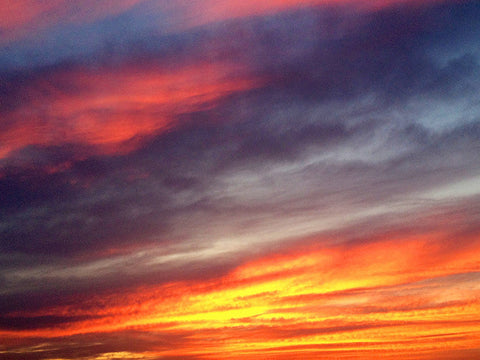 Sunset - Hunkering down in the van to wake up for first light and dawn patrol surf session