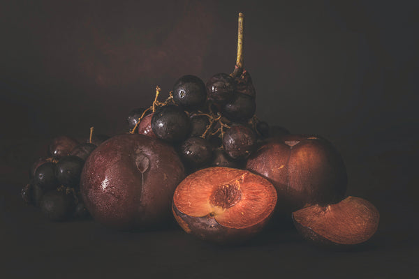Plums and Grapes