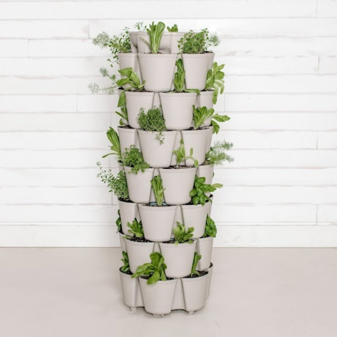 GreenStalk 7 Tier Leaf Vertical Planter Indoor Farmer