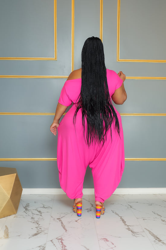 Pink M C Hammer Jumpsuit