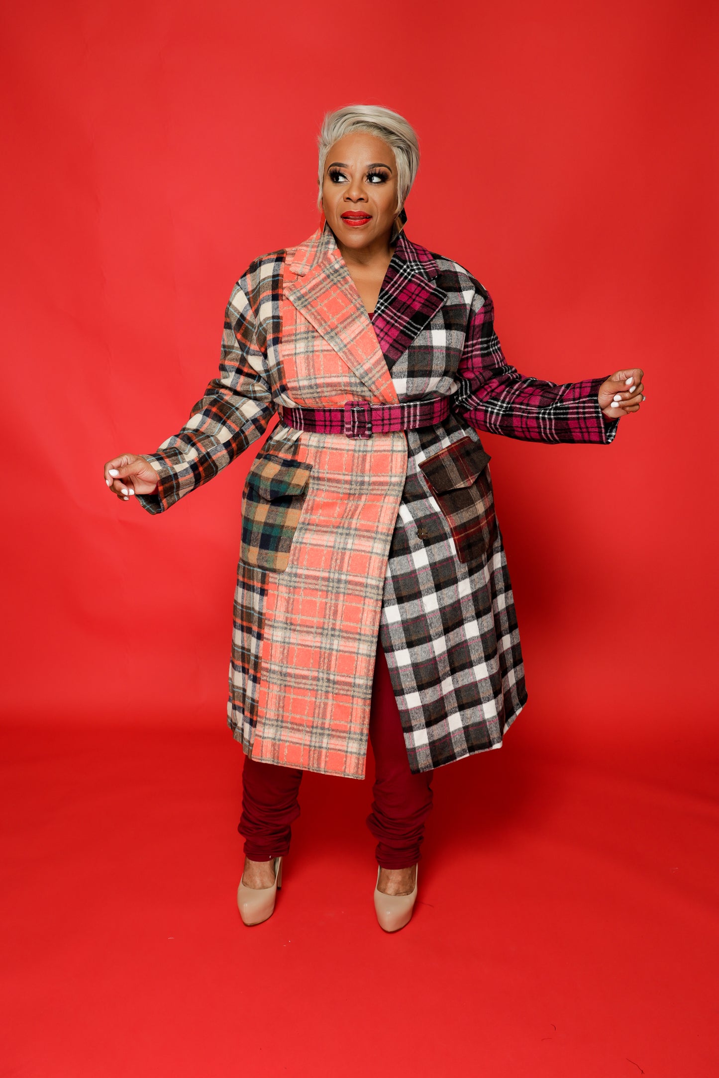 Perfect n Plaid Wool Coat