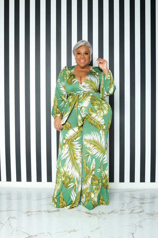 Green Palm Springs Jumpsuit