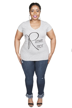 Grey New Runway Ready T-Shirt