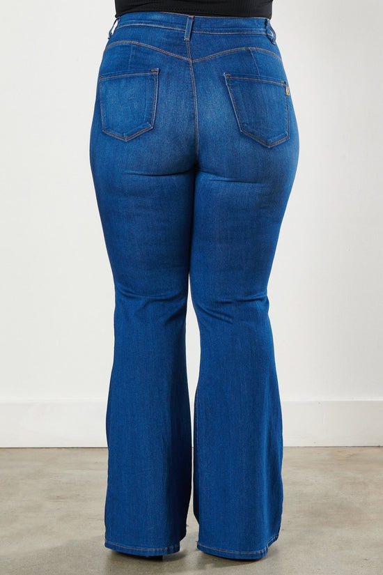 Medium Blue J-Lo Flare Jean