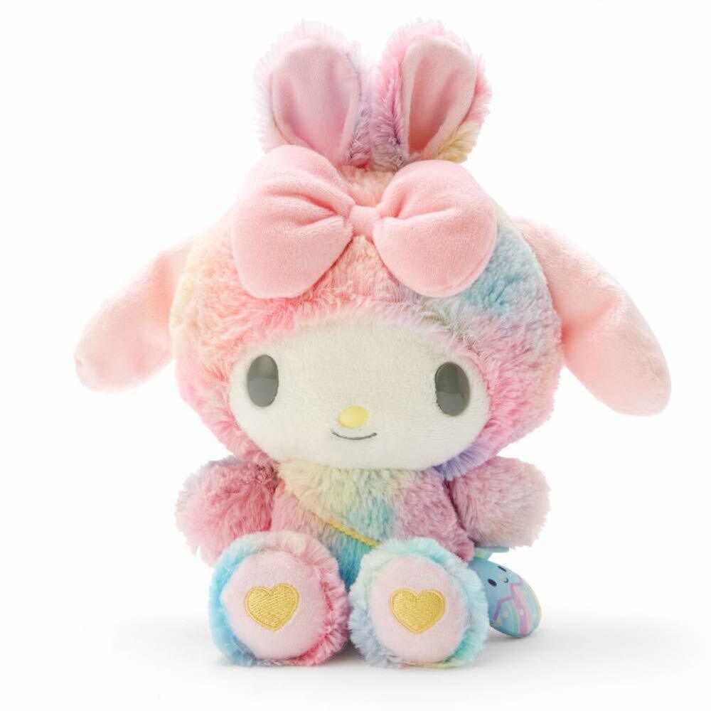 rainbow bunny plush