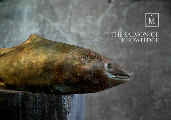 The Salmon of Knowledge Bronze Sculpture by Charlie Mallon