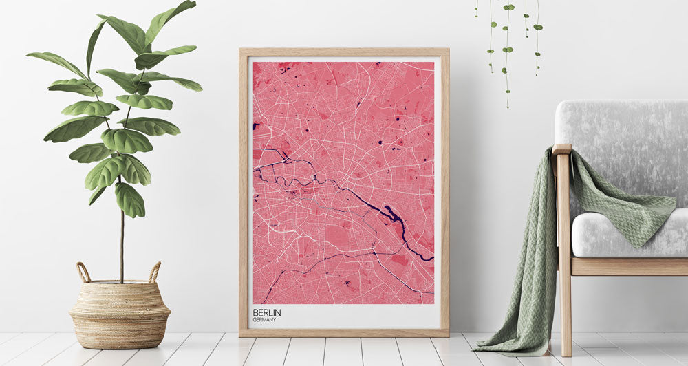 Berlin City Map Print