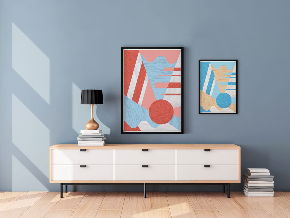 Complimentary Geometric Designs in a Modern Space