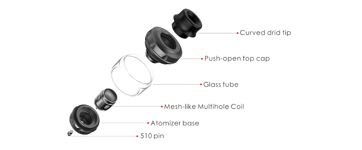 Flow Pro Sub-ohm tank parts