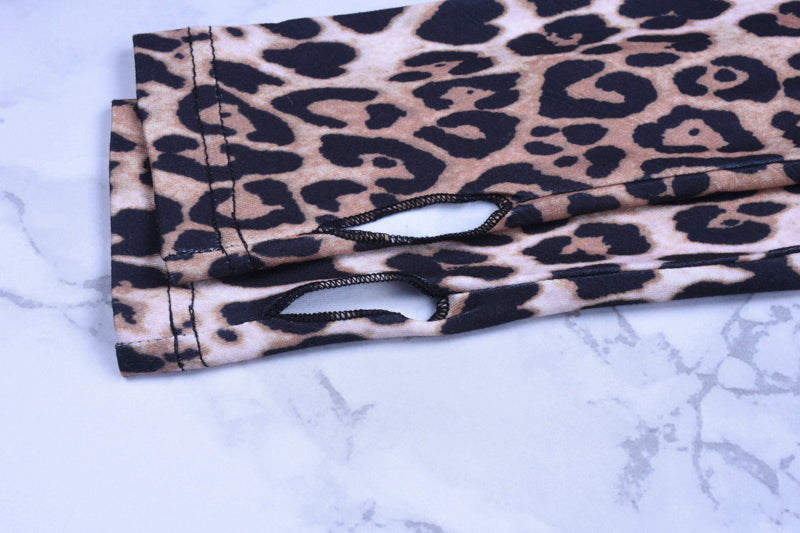 Winter Leopard Dress
