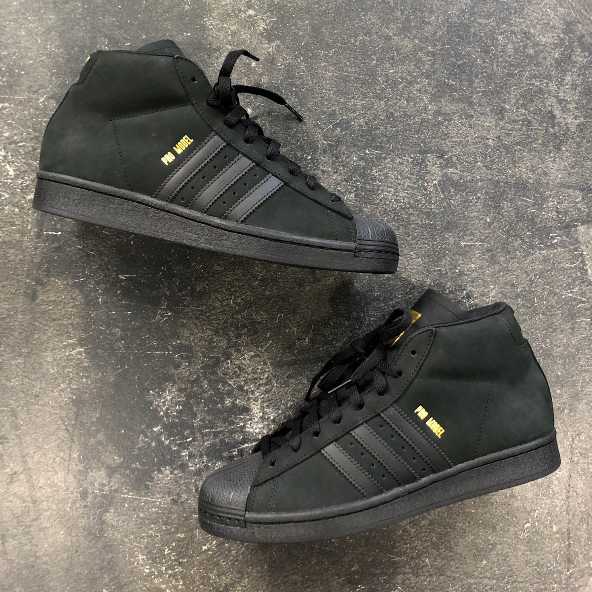 adidas pro model black and gold