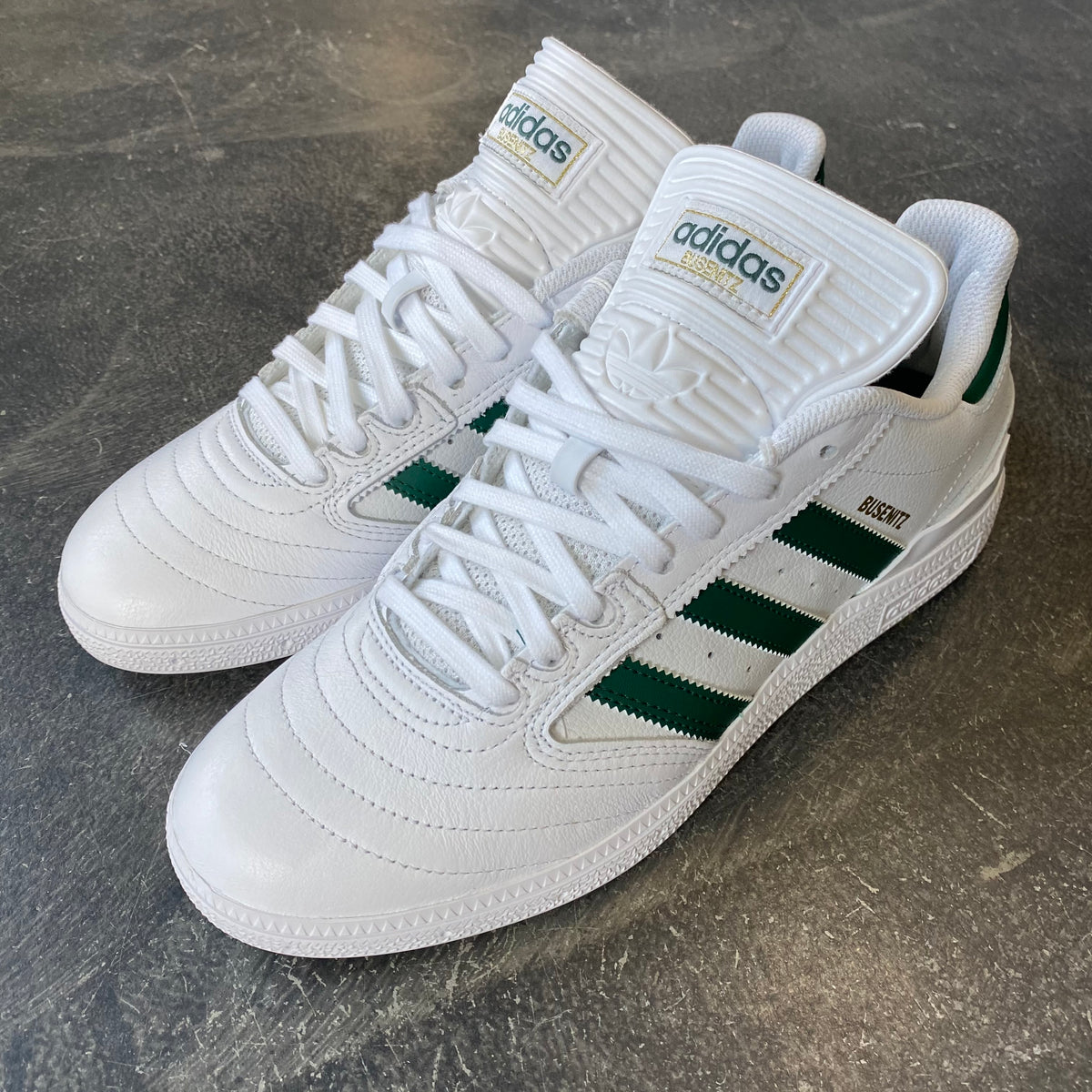 adidas busenitz white green