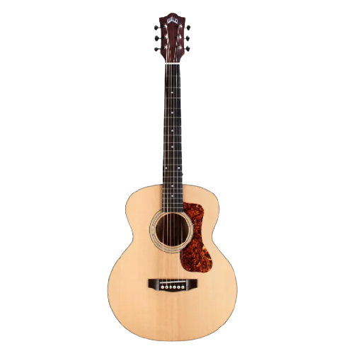 Natural Satin Jumbo Jr Mahogany GUILD Westerly Collection 6 String Acoustic Guitar Right