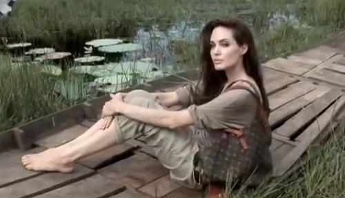 Angelina Jolie Pitt and the Louis Vuitton City Steamer Bag