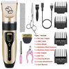 Rechargeable Low-Noise Hair Trimmer Grooming Kit for Pets