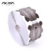 High Viscosity 500Pcs New Paper Gray Crown Nail Art Guide Form Acrylic Tips UV Gel Extension Stickers Guide