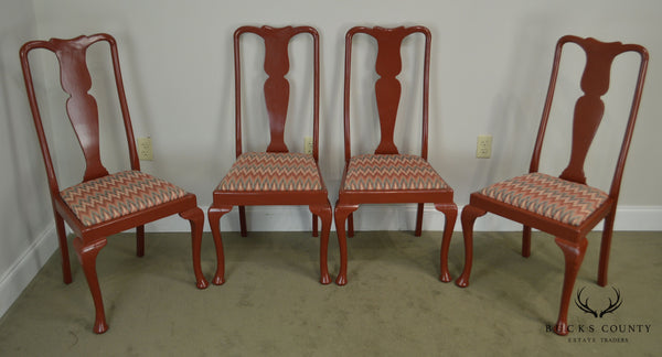 antique queen anne dining chairs