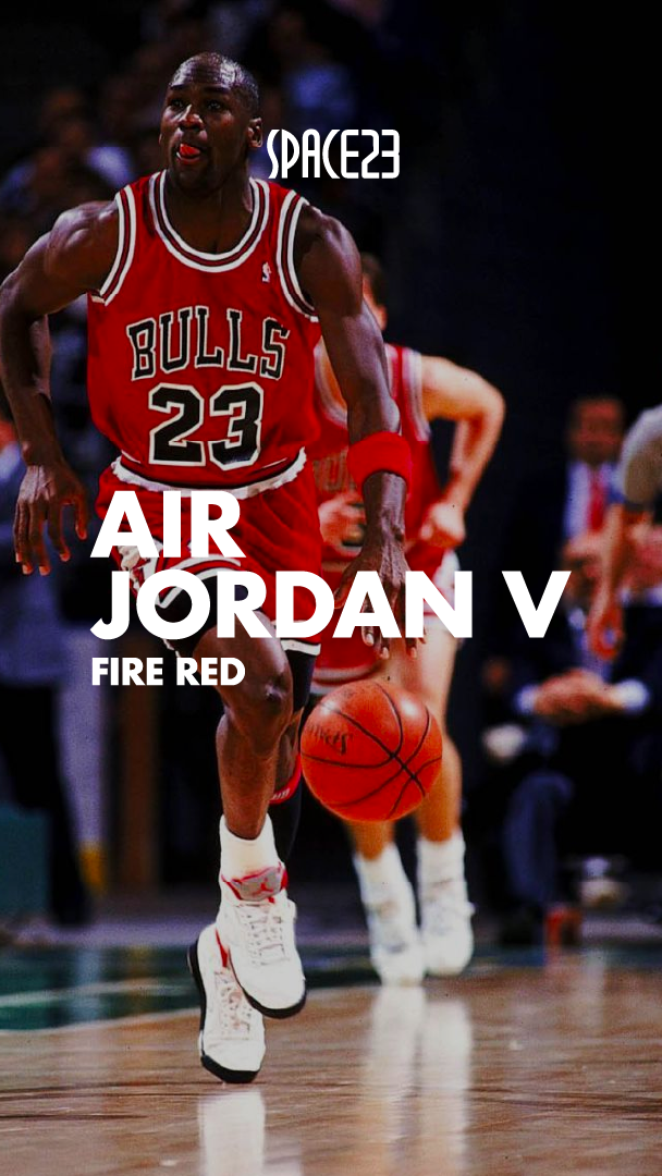 Air Jordan 5 fire red space23
