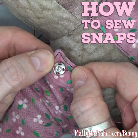 How to sew Ms Bunny Doll Dress Tutorial