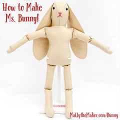 How to sew a Ms. Bunny Doll