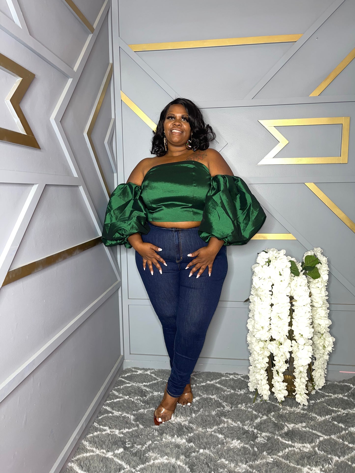 Emersyn Off Shoulder Puff Sleeve Top