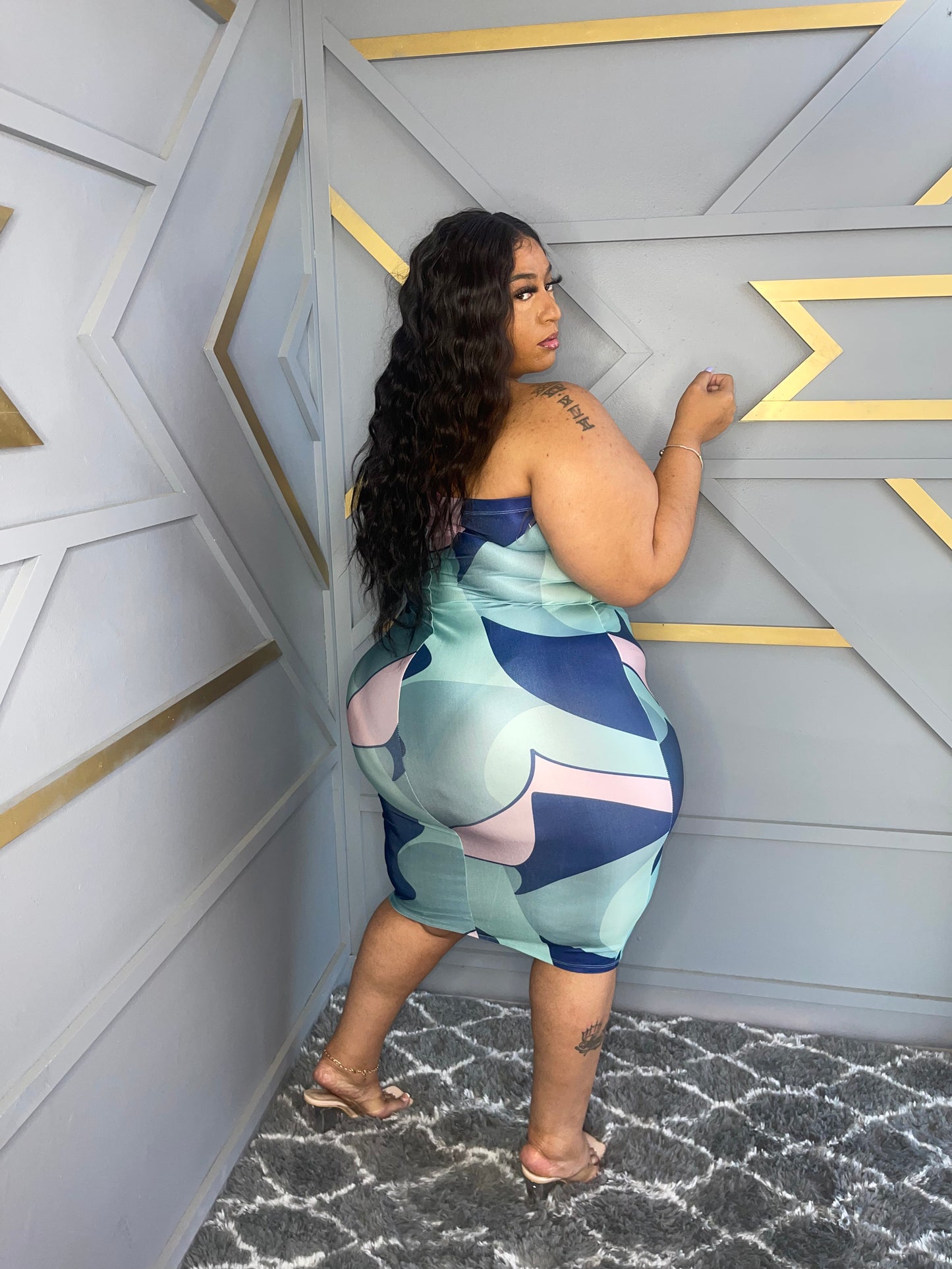 VK Tube Top Midi Dress
