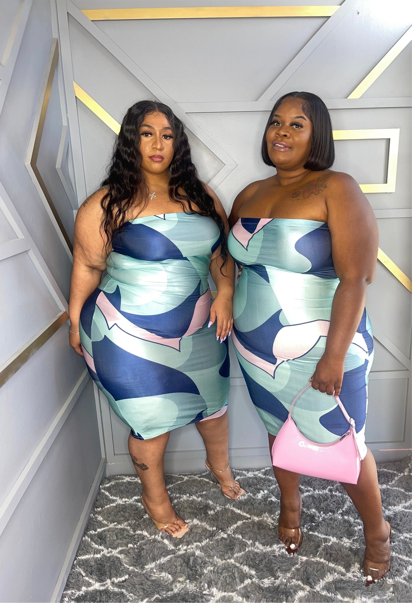 VK Tube Top Midi Dress