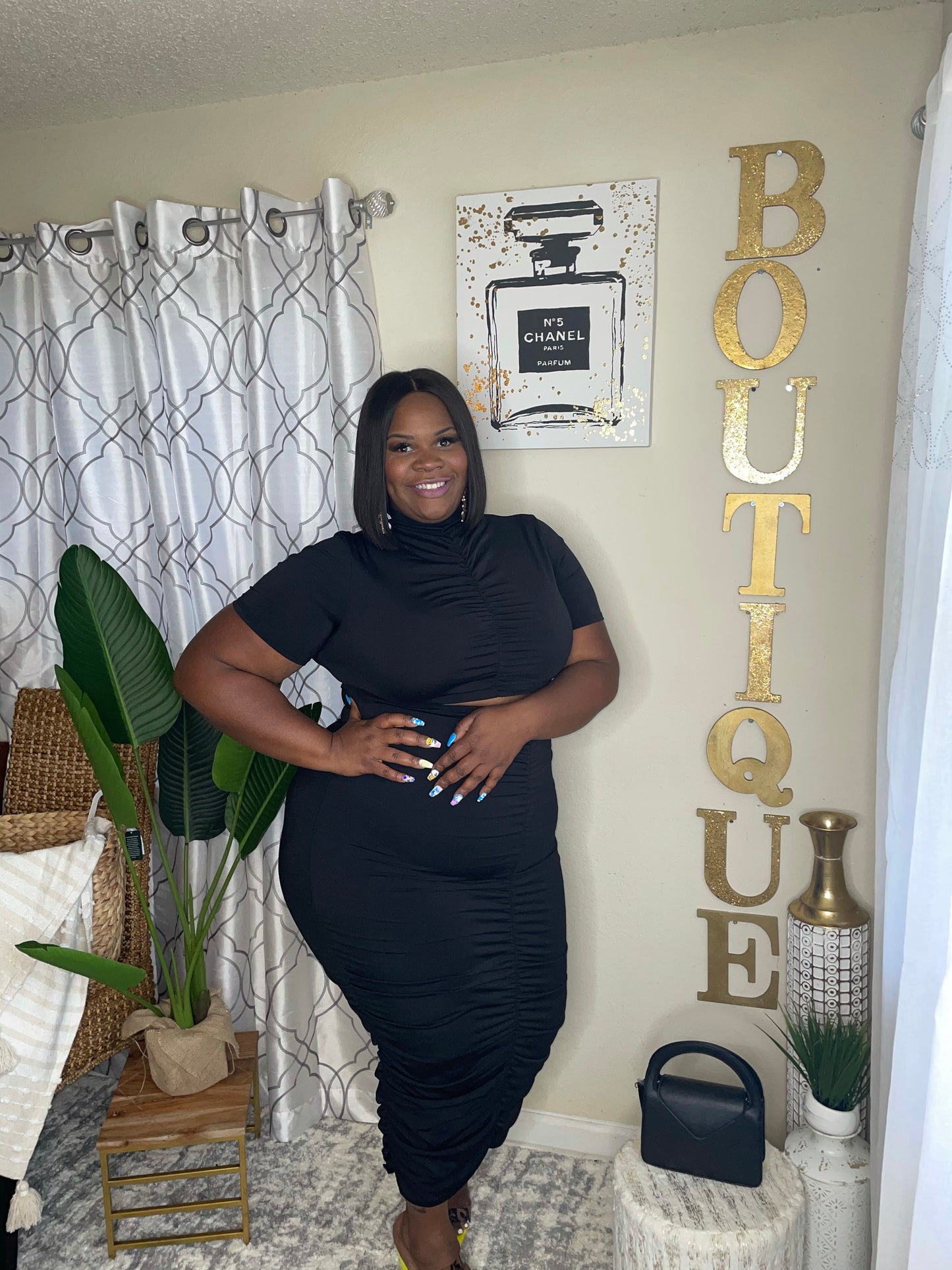 Kyrah Ruched Skirt Set