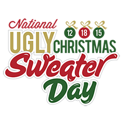 National Ugly Christmas Sweater Day 2015 will be held on Saturday December 19