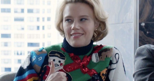 Kate McKinnon Office Christmas Party Ugly Christmas Sweaters