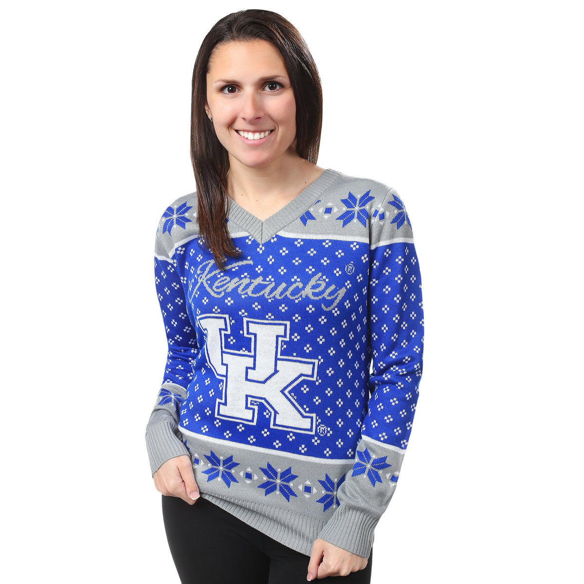 University of Kentucky Wildcats Womens Christmas Sweater Ugly