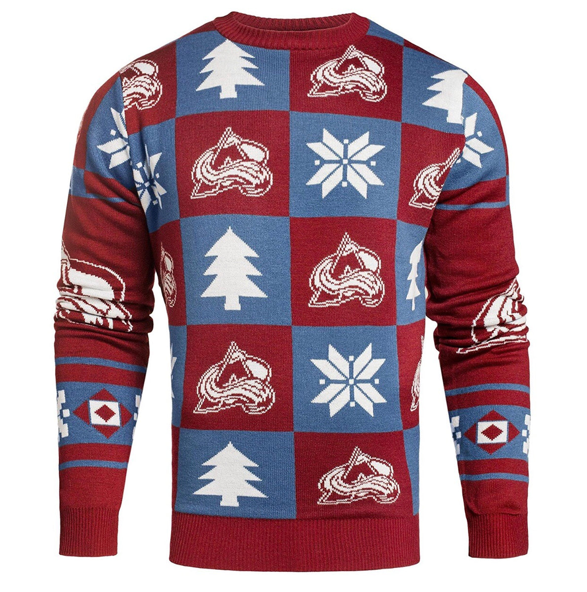 colorado avalanche ugly christmas sweater