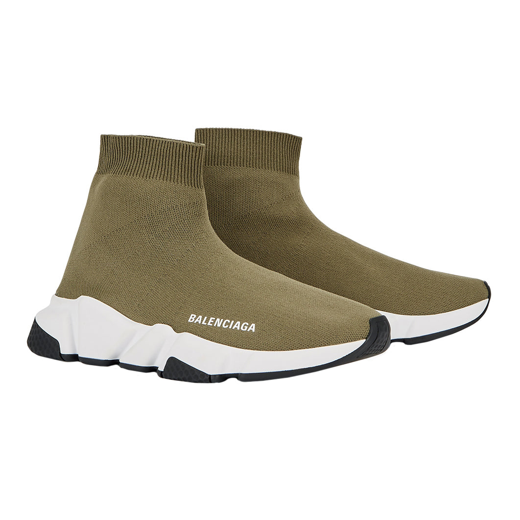 khaki balenciaga trainers