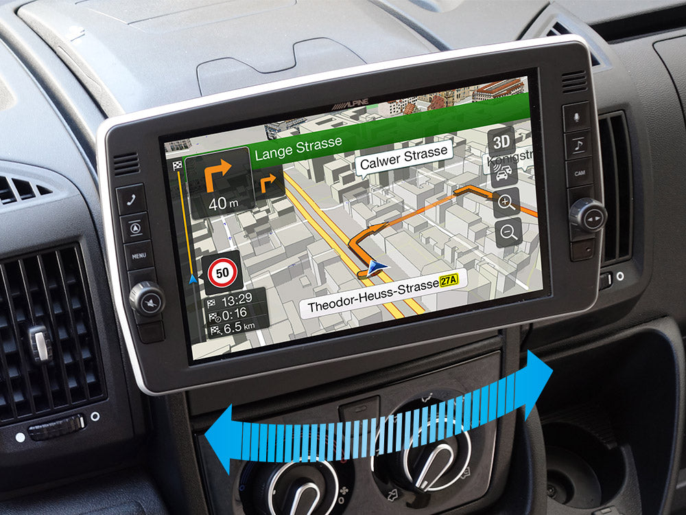 X903D-DU2 - 9-Zoll Navi-System mit schwenkbarem Display – Alpine