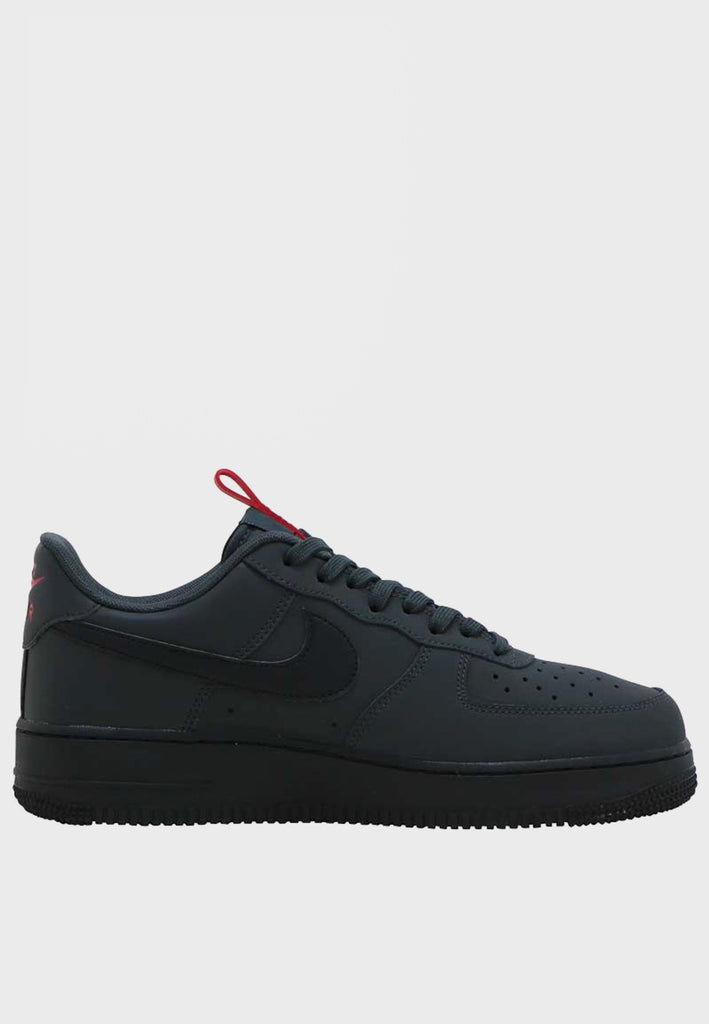 nike air force 1 07 anthracite red