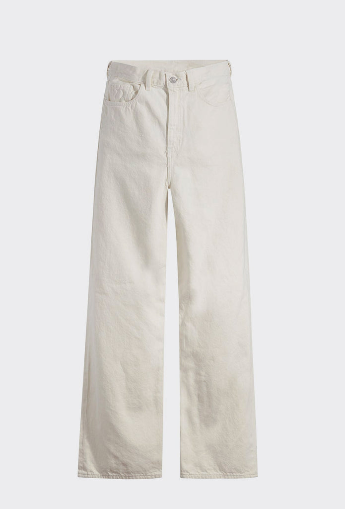 levi's high loose jeans cream