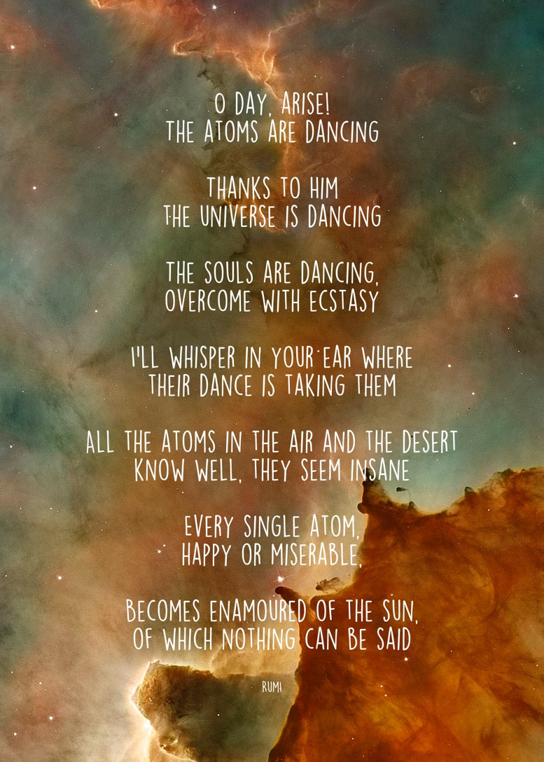 Rumi Poem of the Atoms – Ilmi Prints