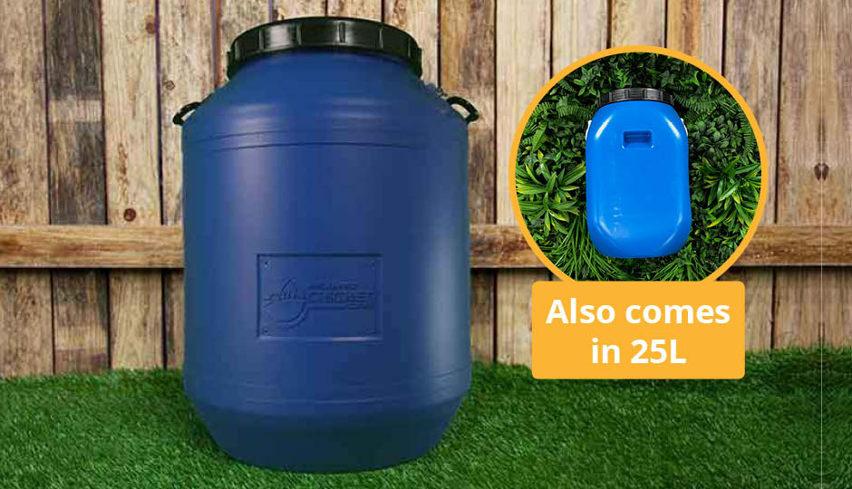 60 litre storage drum for chicken feed or bedding