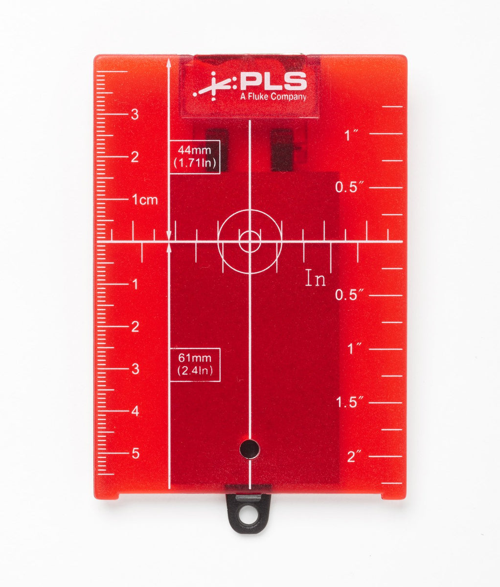 Pacific Laser Systems Red Magnetic Reflective Target Pls Rrt4