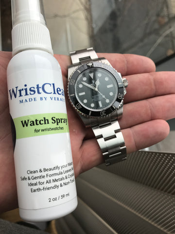 Watch Spray Cleaning a Rolex