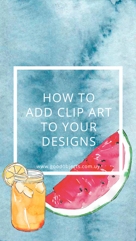how to add clip art to your designs