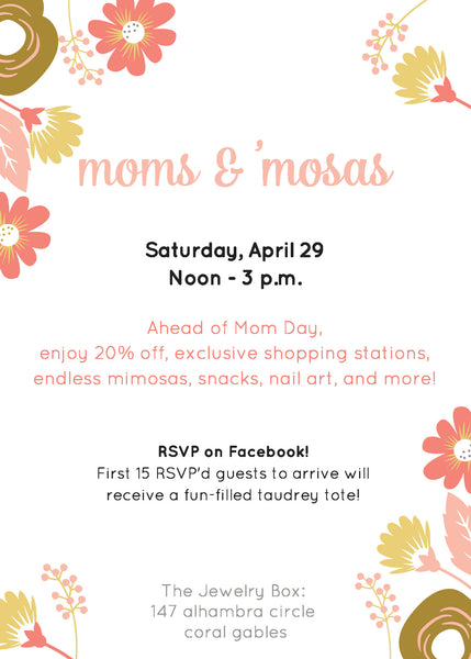 taudrey moms and mosas event mother's day