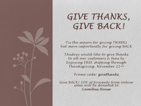 Give THANKS, Give BACK!