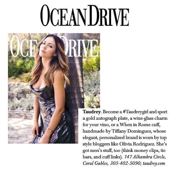 taudrey Ocean Drive Magazine