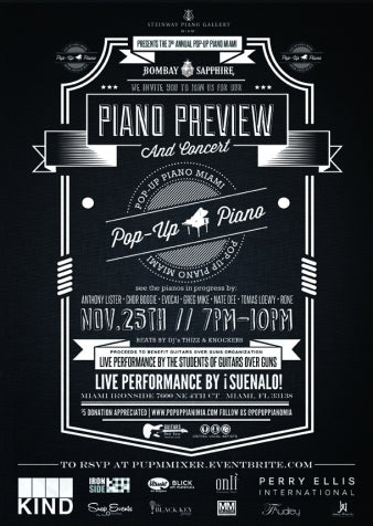 Pop-Up Piano Miami Preview Mixer