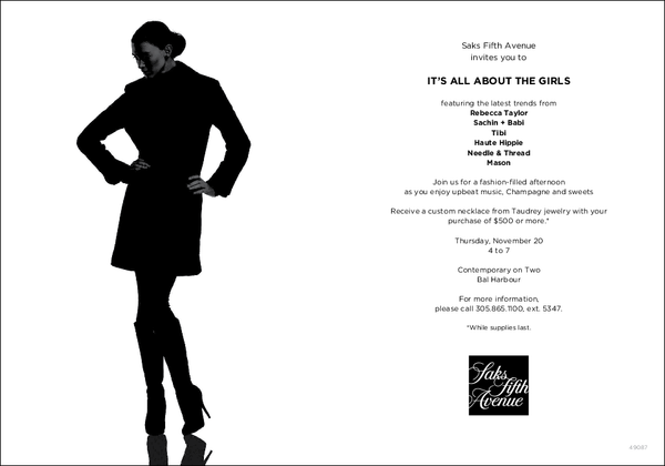 Saks Bal Harbour - It's All About the Girls