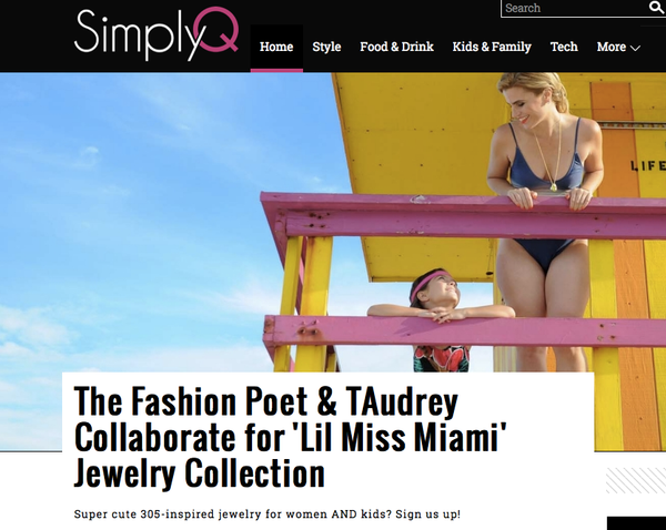 Simply Q- 'Lil Miss Miami' Jewelry Collection