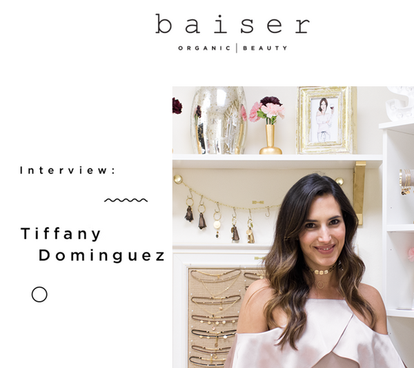 taudrey press clips media coverage Baiser Beauty blog Tiffany Dominuez