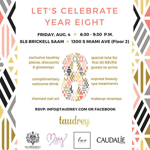 taudrey invitation 8th anniversary party