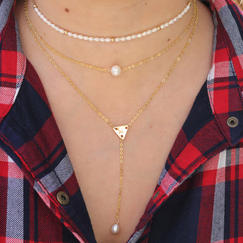 taudrey guide to layering pearl necklace for fall